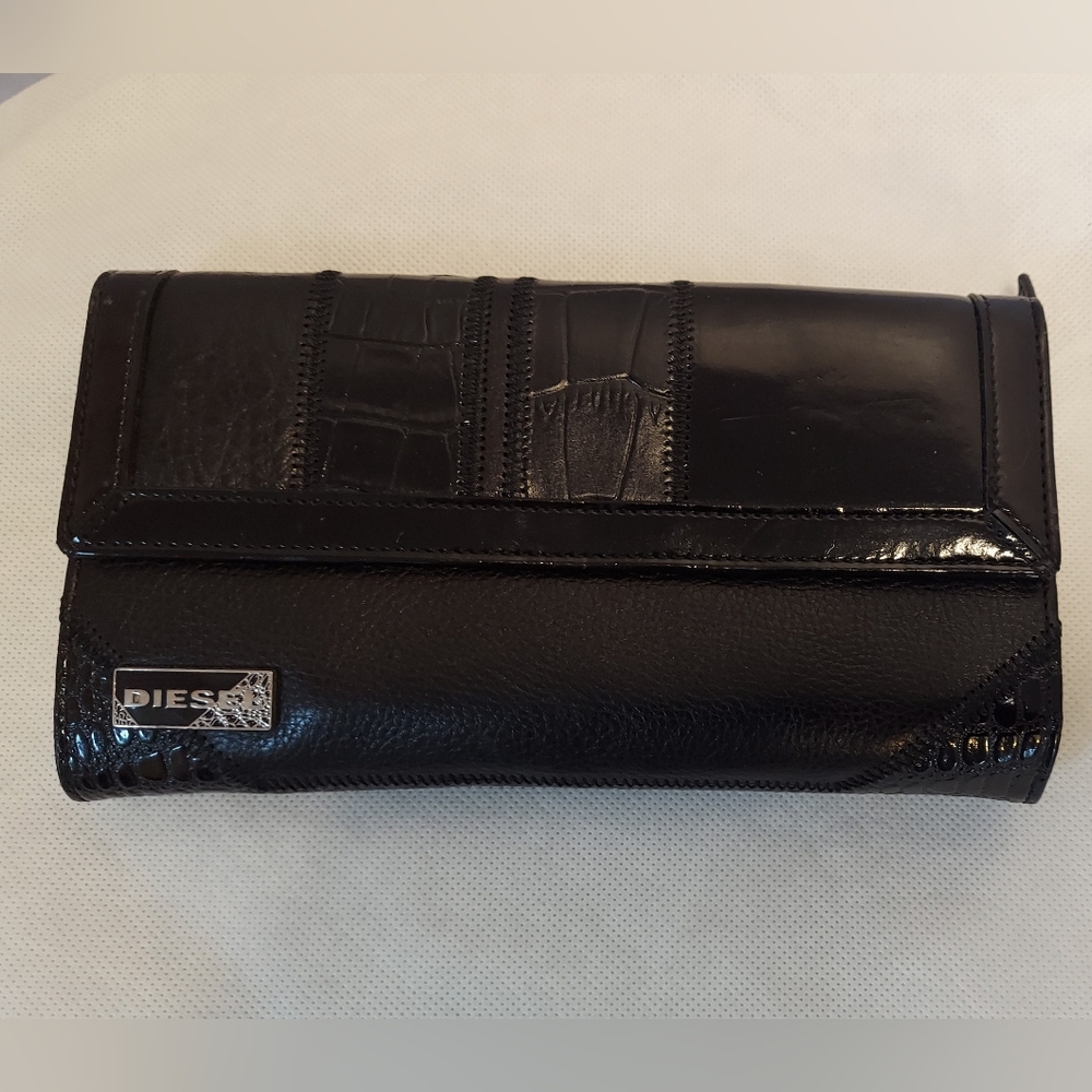 Diesel Black Leather Wallet